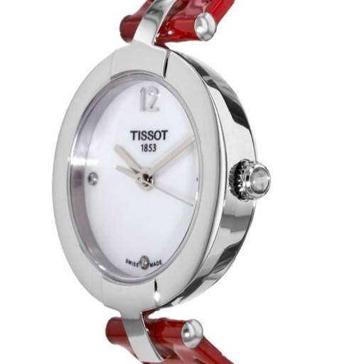 TISSOTT-Trend Pinky Mother of Pearl Dial Diamond Ladies Watch T0842101611600