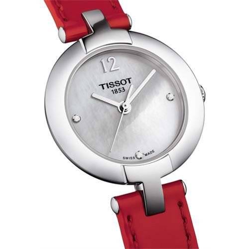 TISSOTT-Trend Pinky Mother of Pearl Dial Diamond Ladies Watch T0842101611600