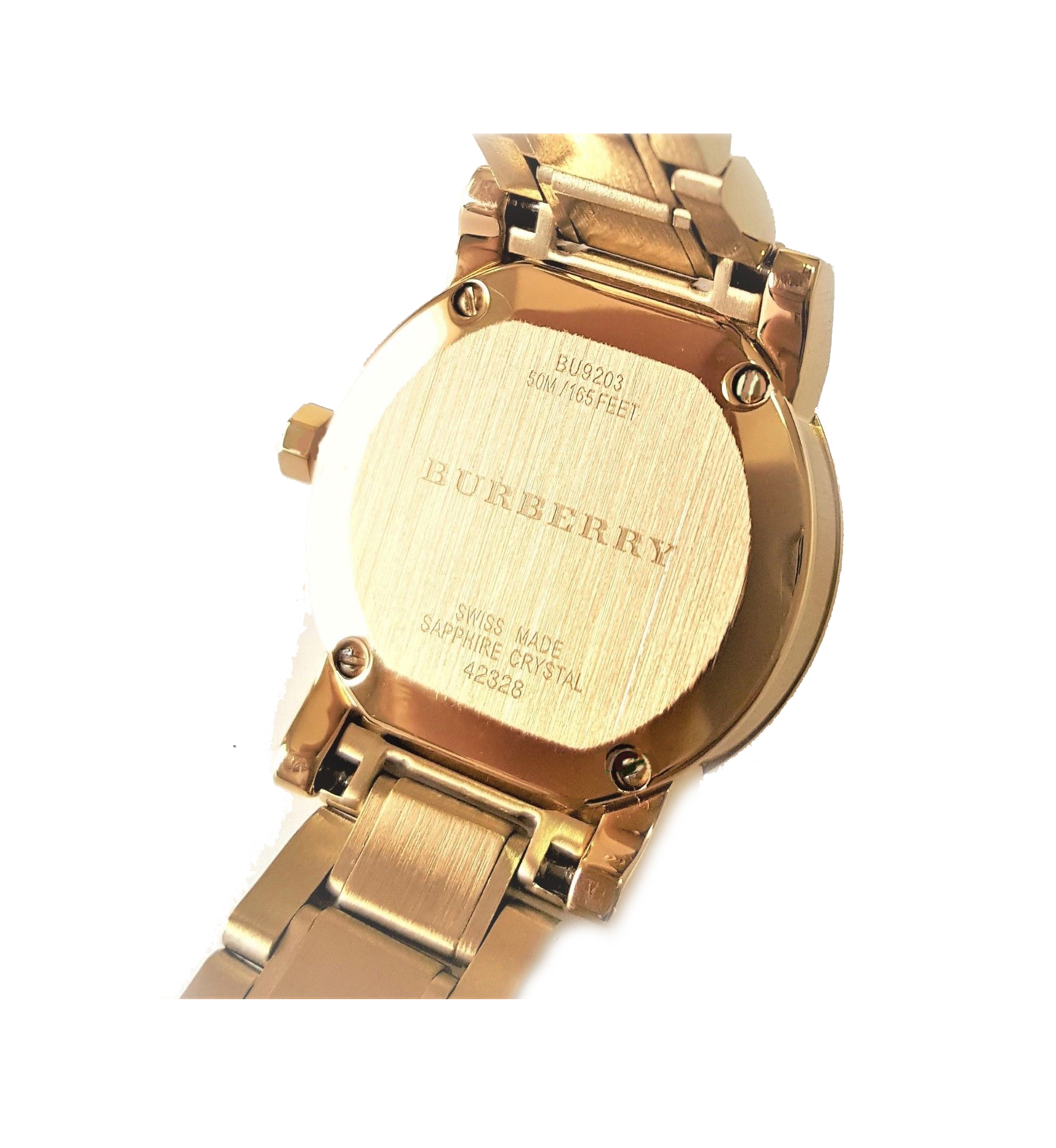 THE CITY SMALL ROUND GOLD LADIES WATCH BU9203, 26MM