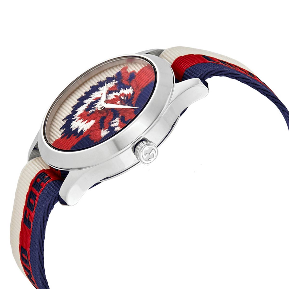 Gucci  G-Timeless White-Red-Blue Quartz Watch 38MM