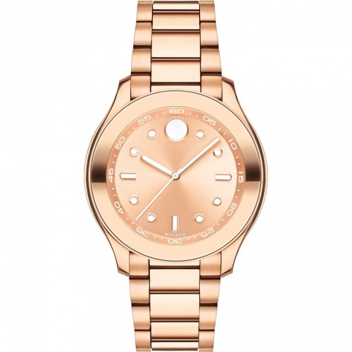MOVADO BOLD ROSE GOLD LADIES WATCH 3600417 36MM