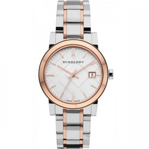 Burberry Two-Tone Stainless Steel Ladies Watch   34MM